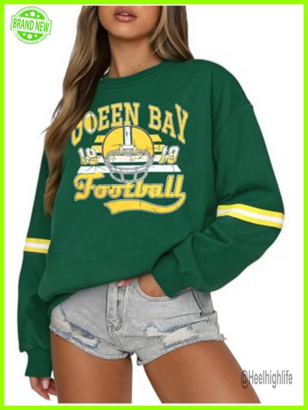 Game Day Sweatshirt Crewneck Pullover Football Mom Casual Loose Top